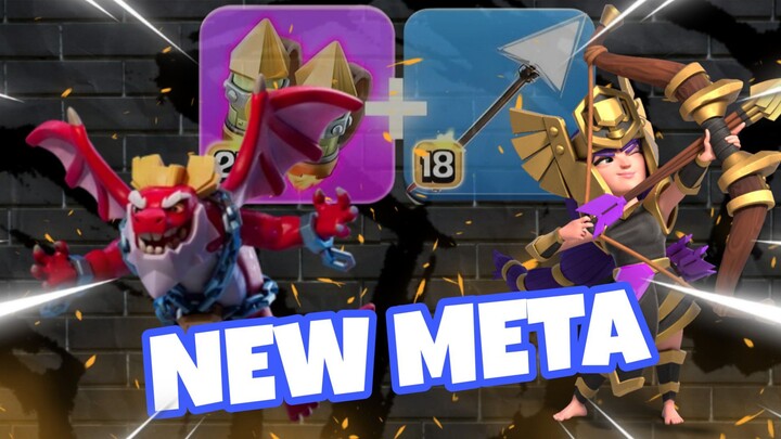 Gameplay Meta baru di coc, Rudal queen + Rocket Duke 🚀🚀🚀
