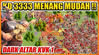KD 3333 MENANG MUDAH OPEN DARK ALTAR LAWAN 2 KINGDOM !!