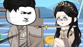 In the seventh episode of "The New Legend of the Tang Dynasty", Chen Erji points his sword at Prince