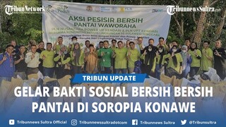 Cara Memperingati Hari Lingkungan Hidup Sedunia, PLN Bersih bersih Pantai di Soropia Konawe Sultra