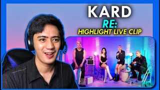 KARD 5th Mini Album 'Re:' _ HIGHLIGHT LIVE CLIP Reaction