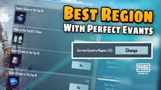 Best PUBG MOBILE Region For Rewards,  Popularity and more | How To Change PUBG MOBILE Region