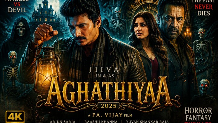 Aghathiyaa (2025) | Angels vs Devil | Jiiva, Arjun Sarja, Raashii Khanna | Tamil Horror Fantasy Movi