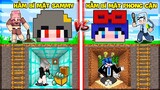 GẤU MORA THỬ THÁCH 24H THI XÂY HẦM BÍ MẬT SAMMY VÀ PHONG CẬN TRONG MINECRAFT