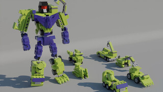 【Transformation Animation】Alex Jones Lego version of Hercules