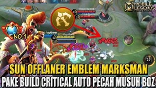 COBAIN SUN OFFLANER PAKE EMBLEM MARKSMAN TERNYATA JAUH LEBIH OP BOZ