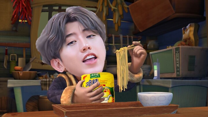 【Boonie Bears】Chicken Spirit Blanching Noodles