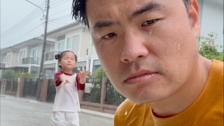 She’s losing it in the rain, and I’m just standing there, my scalp tingling with unease…