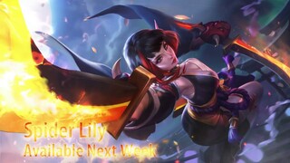 Mobile Legends: Bang Bang! Karrina New Skin Spider Lily