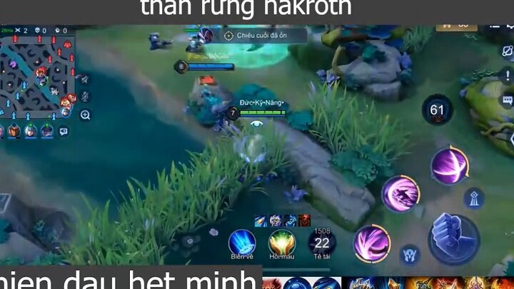 thần rừng nakroth p4 #chiendauhetminh