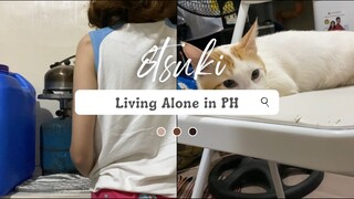 living alone in the Philippines: random days in my life, grocery vlog, clean with me | silent vlog