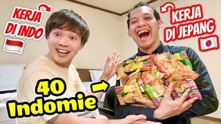 IMAN! KASIH OLEH2 INDOMIE KE TEMAN LAMA DI JEPANG!!