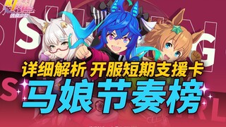 Avoid detours at launch and level up quickly! Short-term support cards and horse girl rhythm ranking