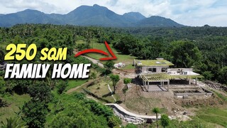 5 Months PROGRESS Building Our Home in the Philippines - 360° Hilltop View