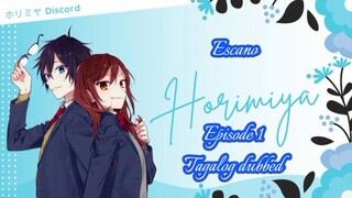 Horimiya Episode 1 Tagalog dubbed