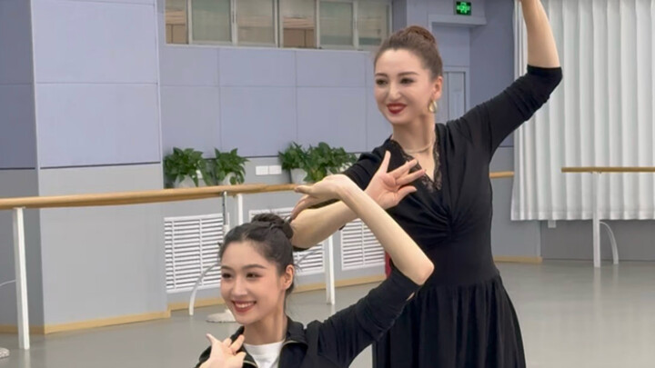 Today I danced a little with my mom—what do you think?