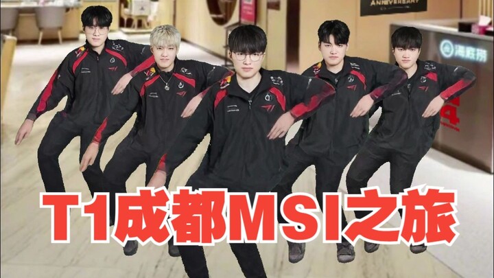 T1's Check-In Spots on Their MSI Journey in Chengdu