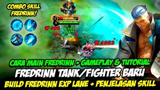 GAMEPLAY FREDRINN | PENJELASAN SKILL FREDRINN ❗ CARA MAIN FREDRINN TANK BARU + EMBLEM FREDRINN