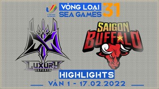 Highlights LX vs SGB [Ván 1][Vòng Loại Seagame31 - Vòng 2][17.02.2022]