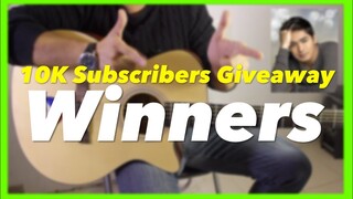 10K Subscribers Giveaway Winners Announcement