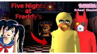 FIVE NIGHTS AT FREDDY'S| Sakura School Simulator| tutorial???