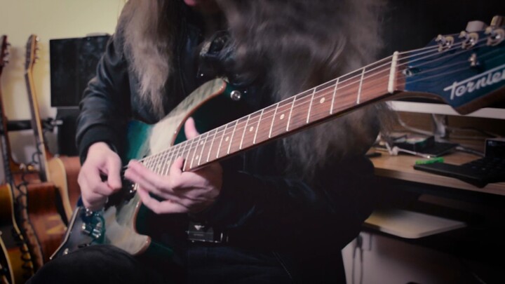 [Electric Guitar] [JoJo] will definitely make you so excited! Squad execution song "il vento d'oro" 