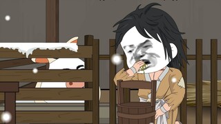 Dalam episode pertama "The Legend of the Magic Labu", seorang anak yatim piatu naik gunung untuk men