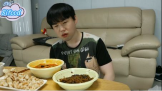 Đặt mì jajangmyeon nhưng thiếu củ cải trắng phần 5 #mukbang