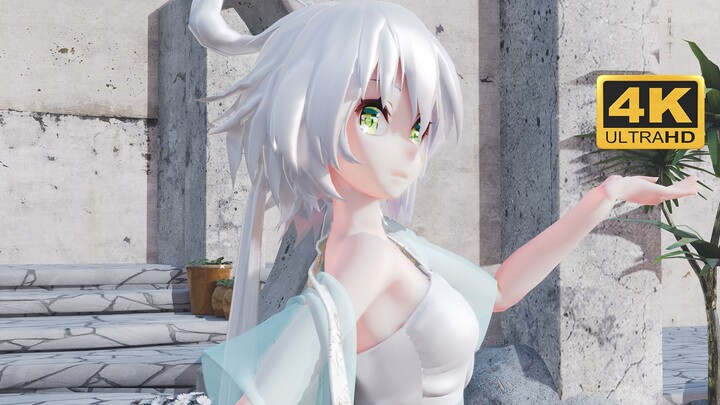 [Fabric Calculation 4K60FPS MMD] Gold Silk✨Gauze💞Luo Tianyi Long River🎇Gradually Dancing~