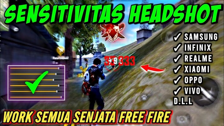 New Update‼️Sensitivitas Headshot Dpi 500 ✔️ Sensitivitas Auto Headshot Semua Senjata Free Fire 🎯