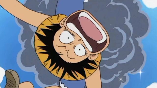 LUFFY MEET NAMI AND LUFFY SAID THAT TO NAMI TO BE HER NAVIGATOR