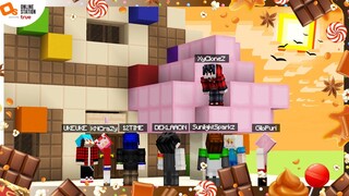 เมื่อยูทูปเบอร์หลายล้านซัพ!! ต้องมาแข่งสร้างบ้านขนมหวาน โคตรฮา!! #มายคราฟมาครับ (Minecraftแข่งสร้าง)