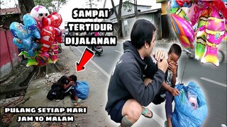 Boc4h penjual balon, setiap hari pulang jam 10 malam || makan tatto