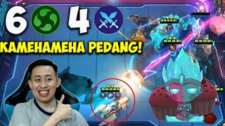 HYPER GORD SWORDSMAN KAMEHAMEHA SUPER PEDES CABE 10! | Magic Chess Indonesia
