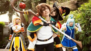 KONOSUBA In Real Life!! (ft.  @jessicanigri   ,  @StellaChuu   , and  @JuliaStunts )