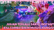 INSTANT KILL TERUS-TERUSAN! Julian Midlane Solo Carry!