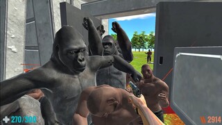 Survive in Zombies Attack. FPS Perspective! Animal Revolt Battle Simulator