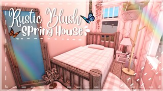 No Gamepass Rustic Blush Spring House I Speedbuild and Tour - iTapixca Builds