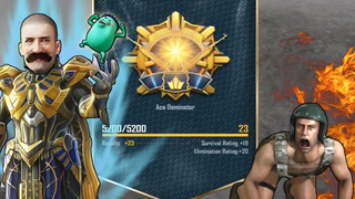 ACE DOMINATOR ล็อบบี้ 50 EXE มือถือ PUBG