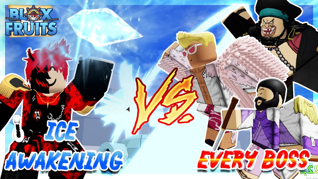 Flame Awakening VS Ice Awakening (INSANE), Blox Fruits Update 11