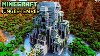 Huge Jungle Temple Build: Minecraft Jungle Temple Timelapse