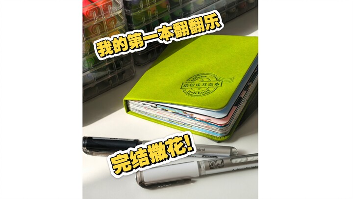 Cuốn sách lật bằng bút marker acrylic đầu tiên của tôi!