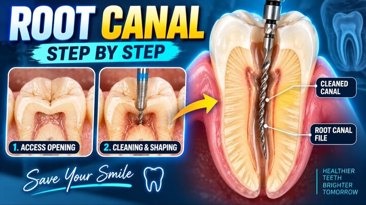 Root Canal Treatment Step by Step | How Dentists Save an Infected Tooth