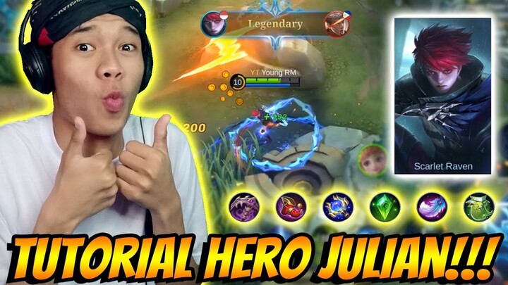 Tutorial New Hero Julian !!! Build & Emblem Yang Bikin Auto Win !!! Mobile Legends