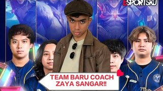 WAH TEAM BARU COACH ZAYA SANGAR PARAH SIAP LAWAN TEAM RRQ!!