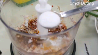 Làm gà hấp mỡ hành p3