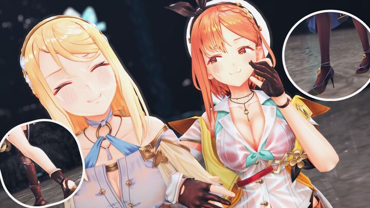 [Atelier Ryza 2] Cerita pendek setelah hujan antara gadis desa berkaki daging dan wanita berstocking