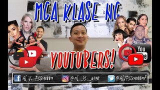 MGA KLASE NG YOUTUBERS