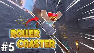 MEMBANGUN ROLLER COASTER DI DALAM GOA! | MINECRAFT SURVIVAL #05