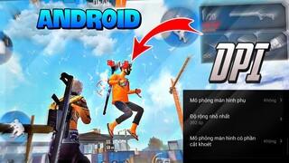 Free Fire | Show Setting Độ Nhạy DPI Lần Đầu Bắn One Shot Trên Android - TK Sói